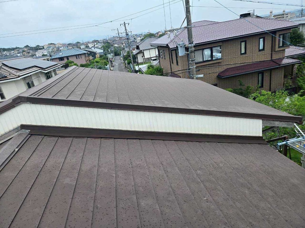 尾張旭市のケラバ板金を取り付け直した仕上がり
